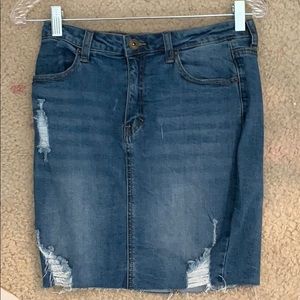 Jean skirt